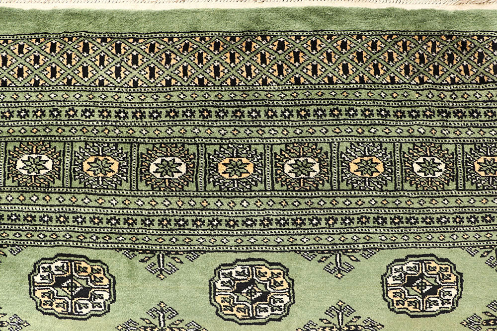 Olivedrab Bokhara 6' 6 x 6' 10 - No. 60854 - ALRUG Rug Store