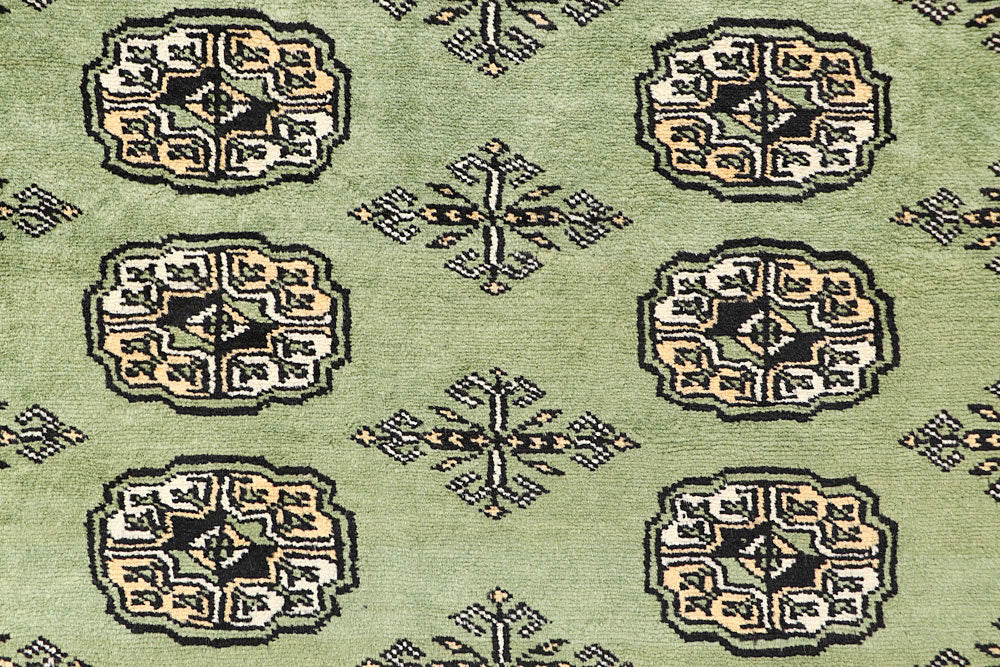 Olivedrab Bokhara 6' 6 x 6' 10 - No. 60854 - ALRUG Rug Store