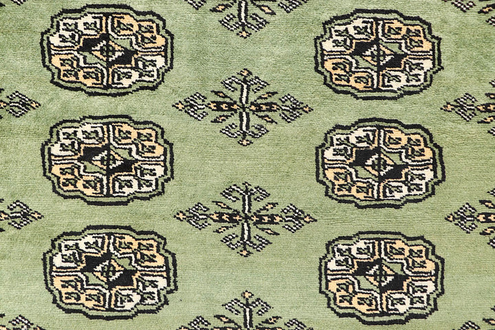 Olivedrab Bokhara 6' 6 x 6' 10 - No. 60854 - ALRUG Rug Store
