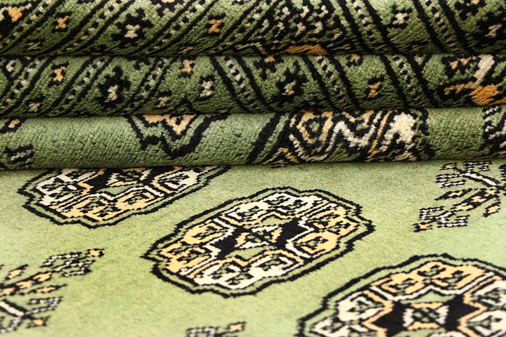 Olivedrab Bokhara 6' 6 x 6' 10 - No. 60854 - ALRUG Rug Store