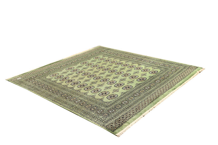 Olivedrab Bokhara 6' 6 x 6' 10 - No. 60854 - ALRUG Rug Store
