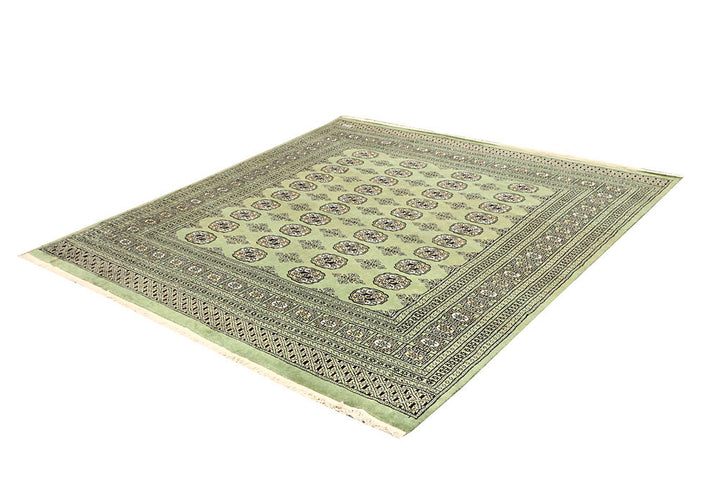 Olivedrab Bokhara 6' 6 x 6' 10 - No. 60854 - ALRUG Rug Store