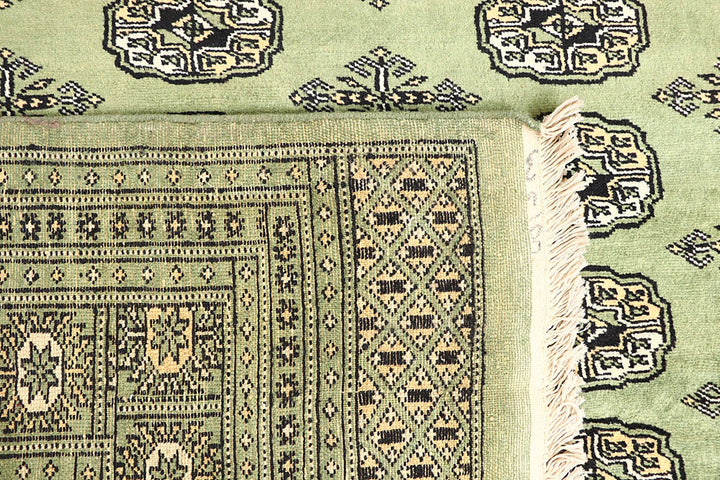 Olivedrab Bokhara 6' 6 x 6' 10 - No. 60854 - ALRUG Rug Store