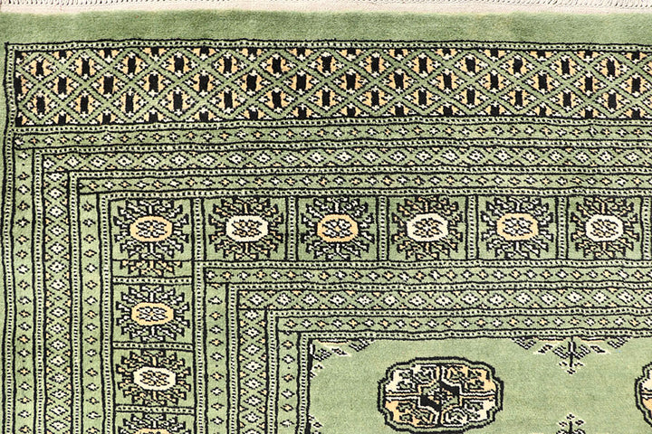 Olivedrab Bokhara 6' 9 x 6' 10 - No. 60858 - ALRUG Rug Store