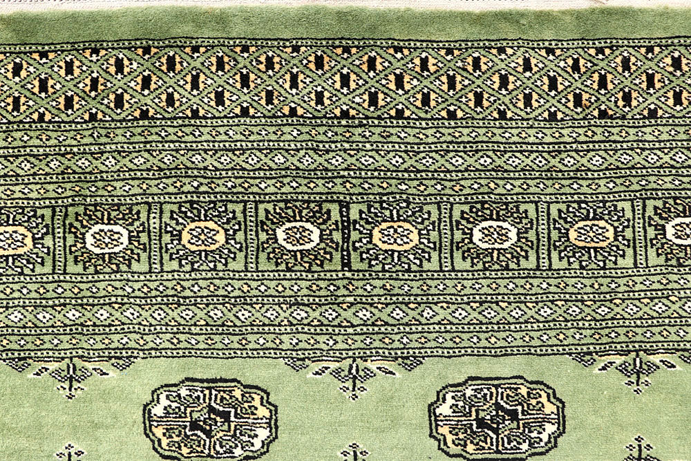 Olivedrab Bokhara 6' 9 x 6' 10 - No. 60858 - ALRUG Rug Store