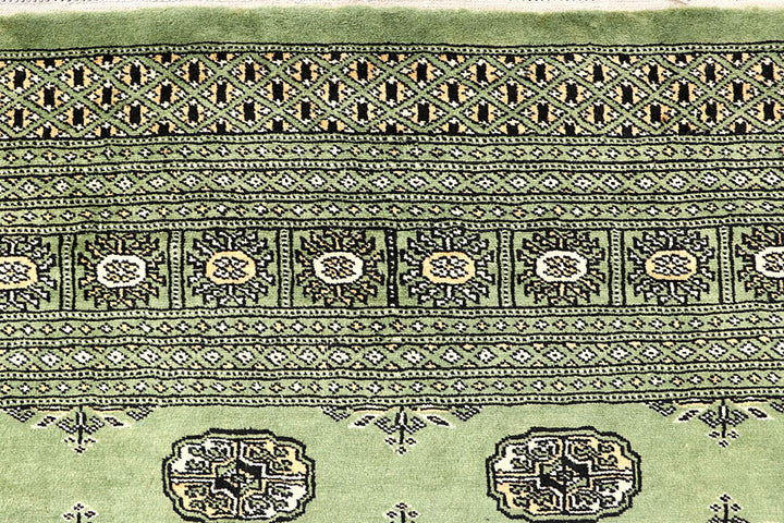 Olivedrab Bokhara 6' 9 x 6' 10 - No. 60858 - ALRUG Rug Store
