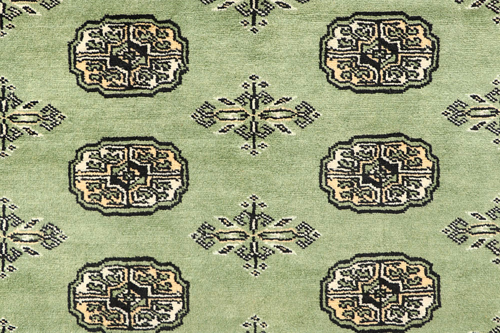 Olivedrab Bokhara 6' 9 x 6' 10 - No. 60858 - ALRUG Rug Store