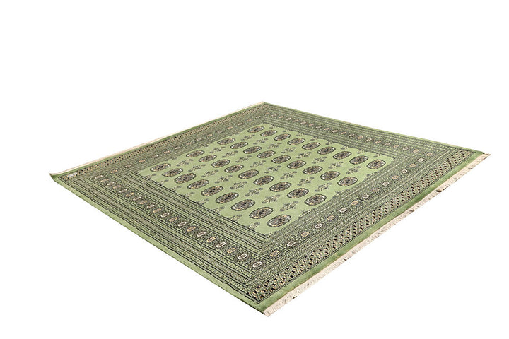 Olivedrab Bokhara 6' 9 x 6' 10 - No. 60858 - ALRUG Rug Store