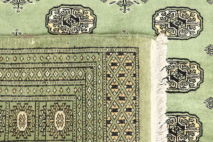 Olivedrab Bokhara 6' 9 x 6' 10 - No. 60858 - ALRUG Rug Store