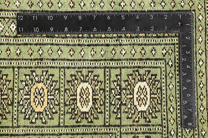 Olivedrab Bokhara 6' 9 x 6' 10 - No. 60858 - ALRUG Rug Store