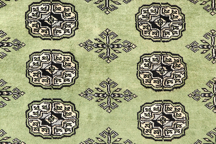 Olive Bokhara 6' 4 x 7' 2 - No. 60859 - ALRUG Rug Store