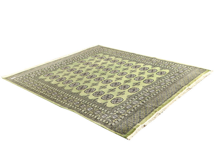 Olive Bokhara 6' 4 x 7' 2 - No. 60859 - ALRUG Rug Store