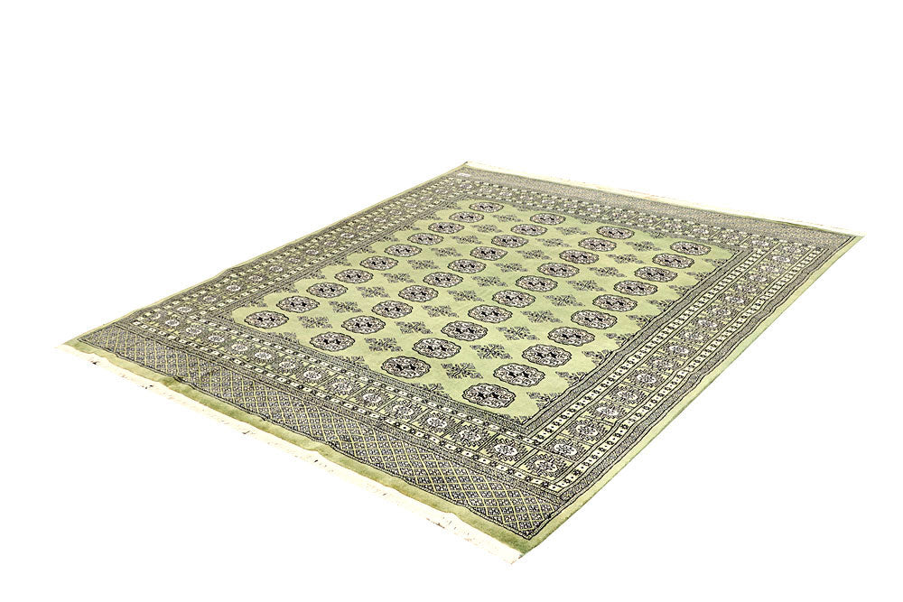 Olive Bokhara 6' 4 x 7' 2 - No. 60859 - ALRUG Rug Store