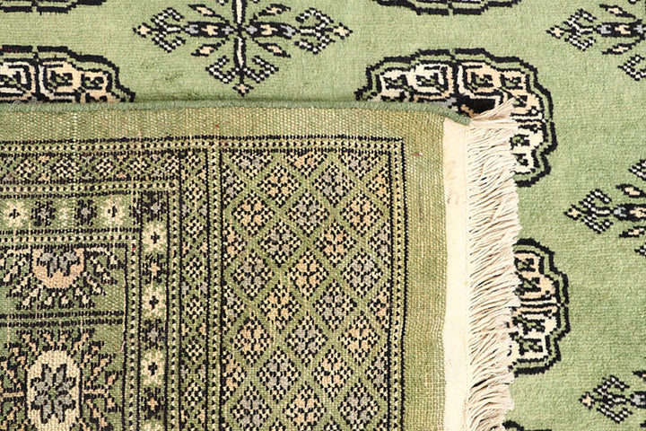 Olive Bokhara 6' 4 x 7' 2 - No. 60859 - ALRUG Rug Store