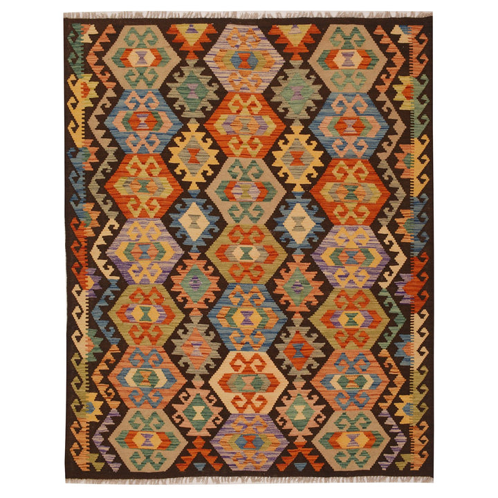 Vegetable Kilim 4' 9 x 6' 3 (ft) - No. AL19098 - ALRUG Rug Store