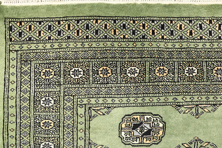 Olive Bokhara 6' 8 x 6' 10 - No. 60861 - ALRUG Rug Store