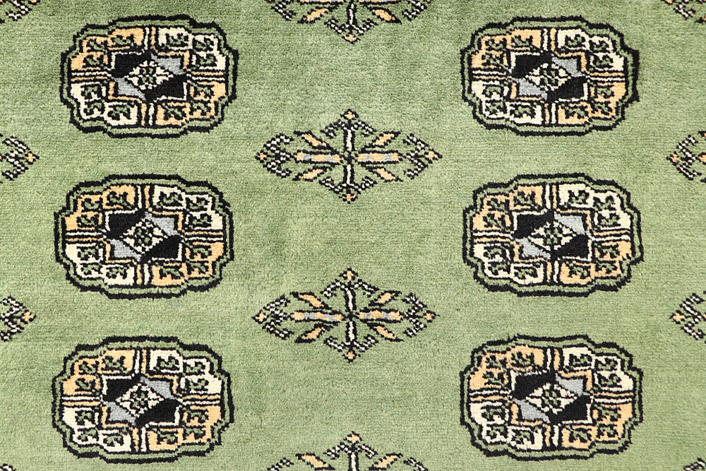 Olive Bokhara 6' 8 x 6' 10 - No. 60861 - ALRUG Rug Store