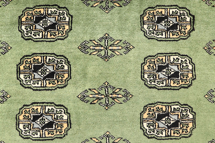 Olive Bokhara 6' 8 x 6' 10 - No. 60861 - ALRUG Rug Store