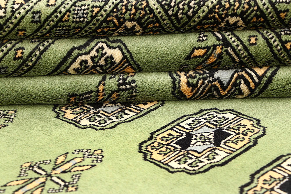 Olive Bokhara 6' 8 x 6' 10 - No. 60861 - ALRUG Rug Store