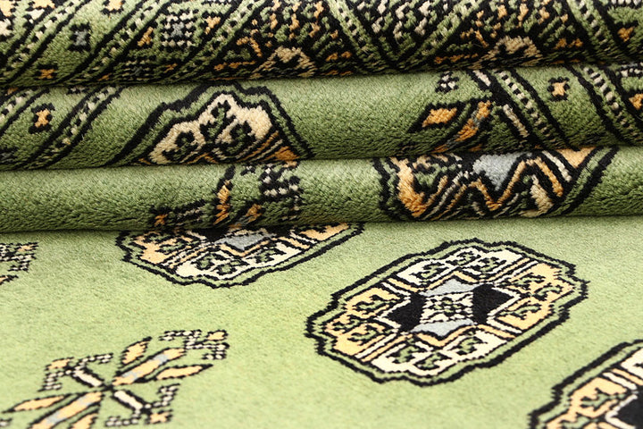Olive Bokhara 6' 8 x 6' 10 - No. 60861 - ALRUG Rug Store