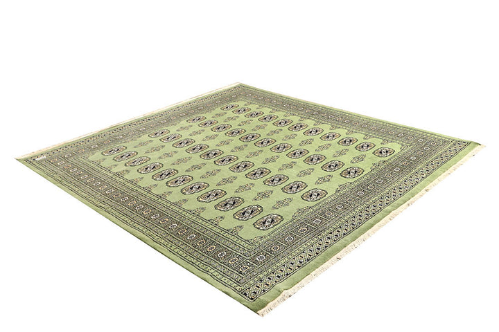 Olive Bokhara 6' 8 x 6' 10 - No. 60861 - ALRUG Rug Store