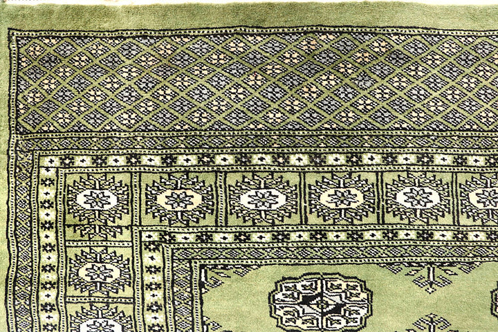 Olive Bokhara 6' 3 x 6' 5 - No. 60862 - ALRUG Rug Store