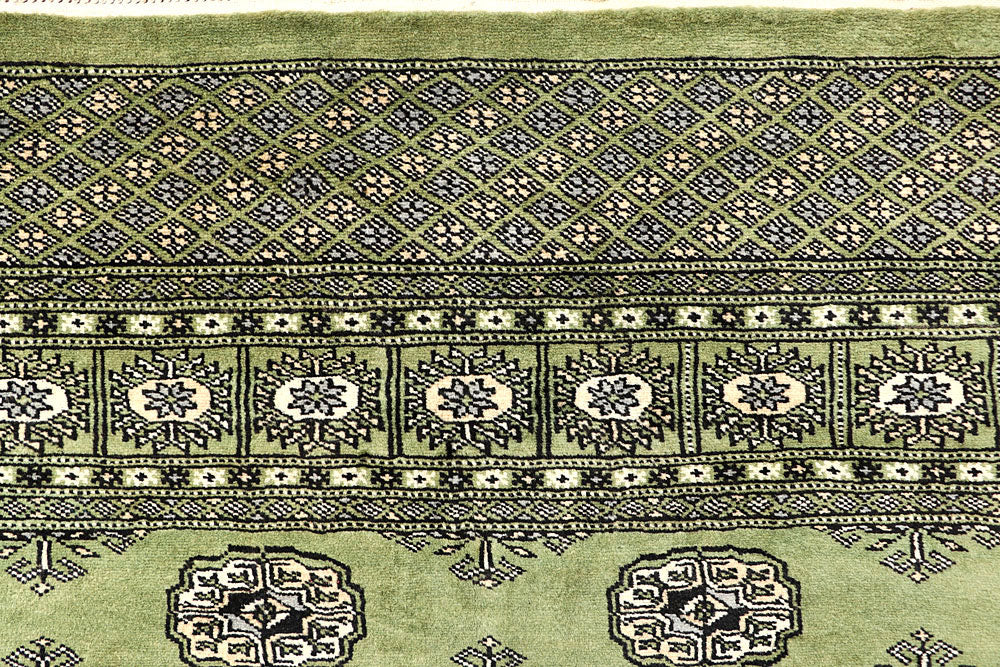 Olive Bokhara 6' 3 x 6' 5 - No. 60862 - ALRUG Rug Store