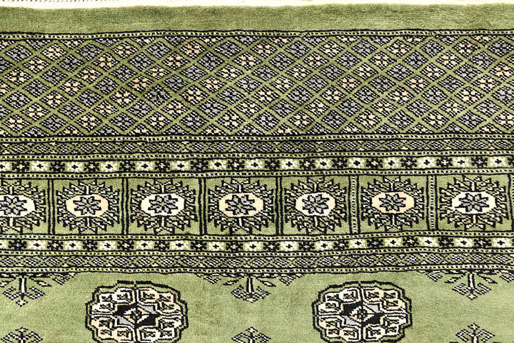 Olive Bokhara 6' 3 x 6' 5 - No. 60862 - ALRUG Rug Store