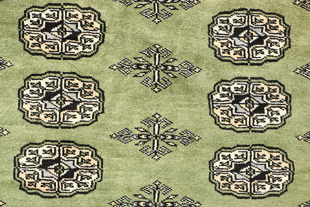 Olive Bokhara 6' 3 x 6' 5 - No. 60862 - ALRUG Rug Store