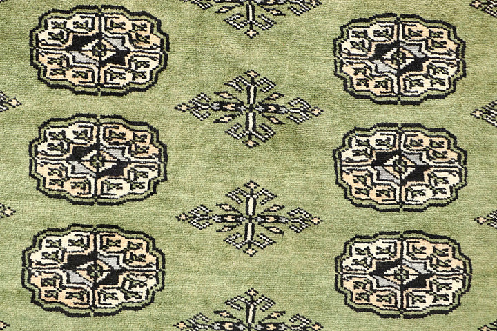 Olive Bokhara 6' 3 x 6' 5 - No. 60862 - ALRUG Rug Store