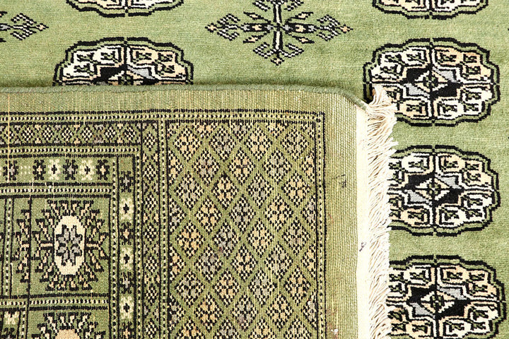 Olive Bokhara 6' 3 x 6' 5 - No. 60862 - ALRUG Rug Store