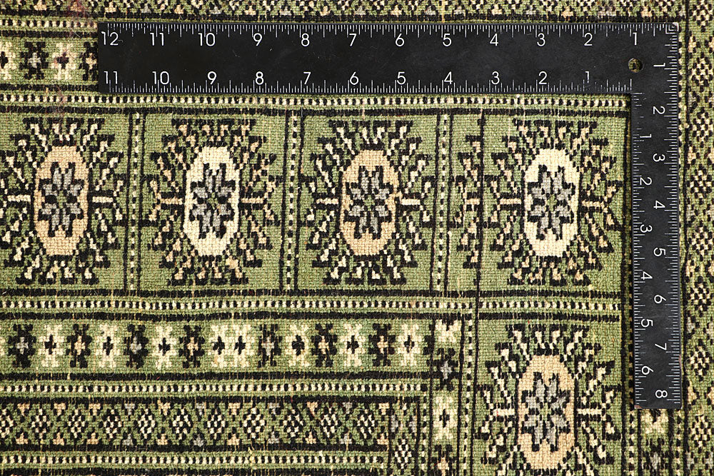 Olive Bokhara 6' 3 x 6' 5 - No. 60862 - ALRUG Rug Store