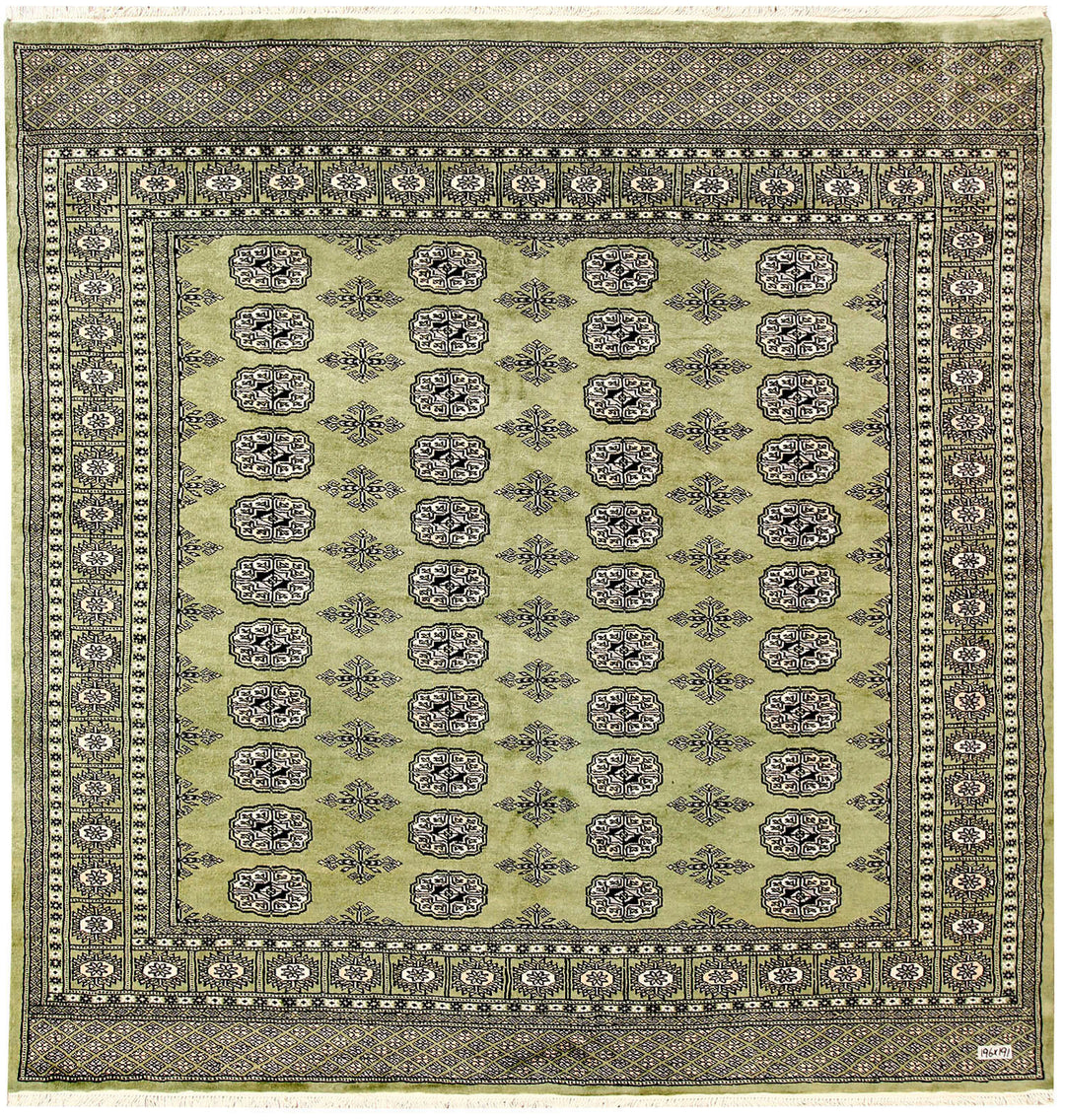 Olive Bokhara 6' 3 x 6' 5 - No. 60862 - ALRUG Rug Store