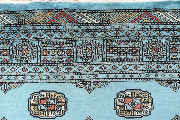 Sky Blue Bokhara 6' 8 x 6' 11 - No. 60865 - ALRUG Rug Store