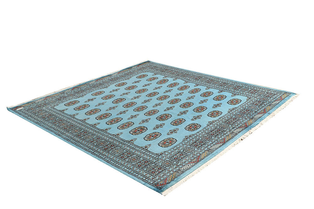 Sky Blue Bokhara 6' 8 x 6' 11 - No. 60865 - ALRUG Rug Store