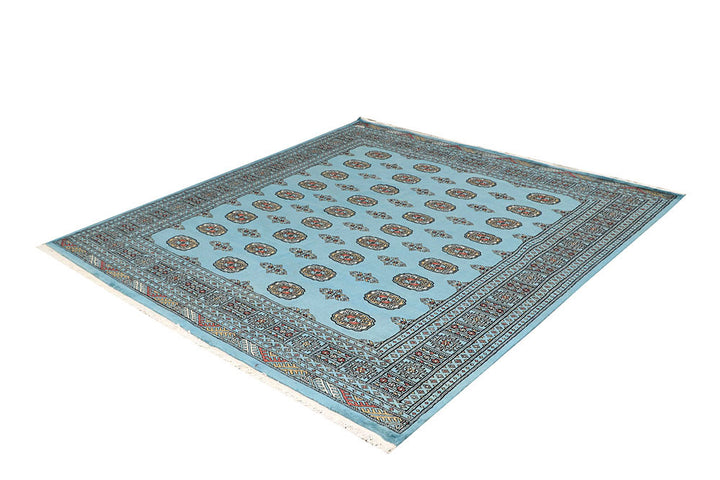Sky Blue Bokhara 6' 8 x 6' 11 - No. 60865 - ALRUG Rug Store