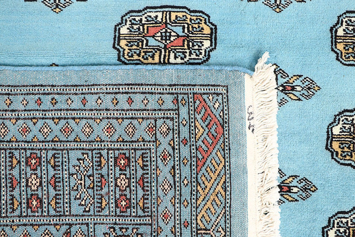 Sky Blue Bokhara 6' 8 x 6' 11 - No. 60865 - ALRUG Rug Store
