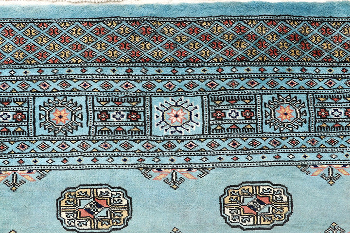 Sky Blue Bokhara 6' 8 x 6' 8 - No. 60866 - ALRUG Rug Store