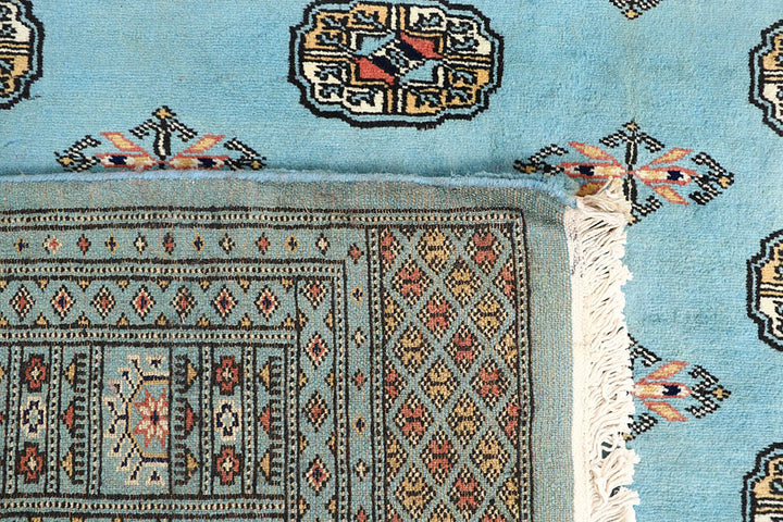 Sky Blue Bokhara 6' 8 x 6' 8 - No. 60866 - ALRUG Rug Store