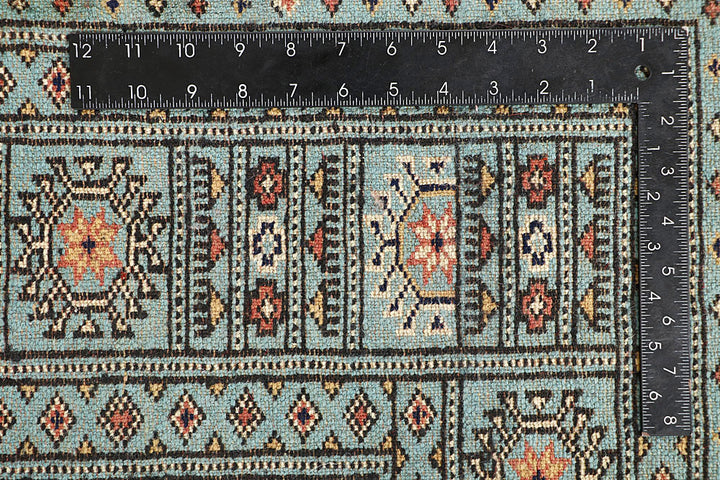 Sky Blue Bokhara 6' 8 x 6' 8 - No. 60866 - ALRUG Rug Store