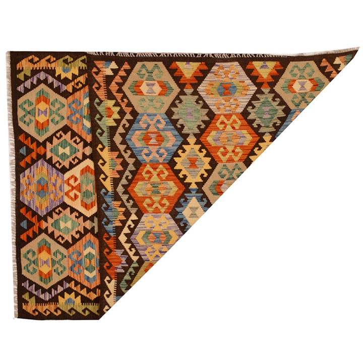 Vegetable Kilim 4' 9 x 6' 3 (ft) - No. AL19098 - ALRUG Rug Store