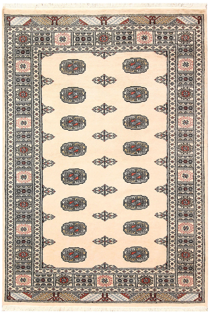 Cornsilk Bokhara 4' 2 x 6' - No. 60875 - ALRUG Rug Store
