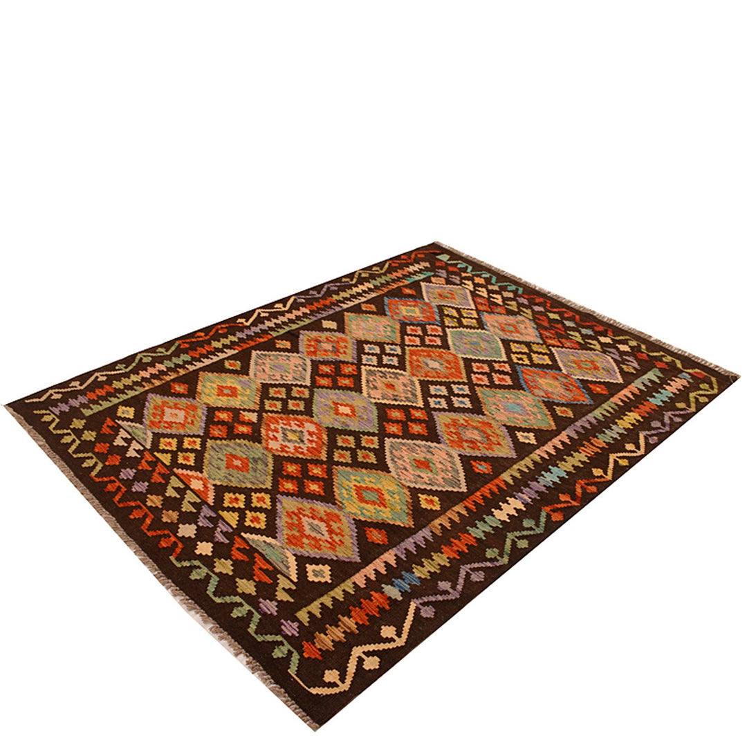 Vegetable Kilim 4' 9 x 6' 2 (ft) - No. AL67565 - ALRUG Rug Store