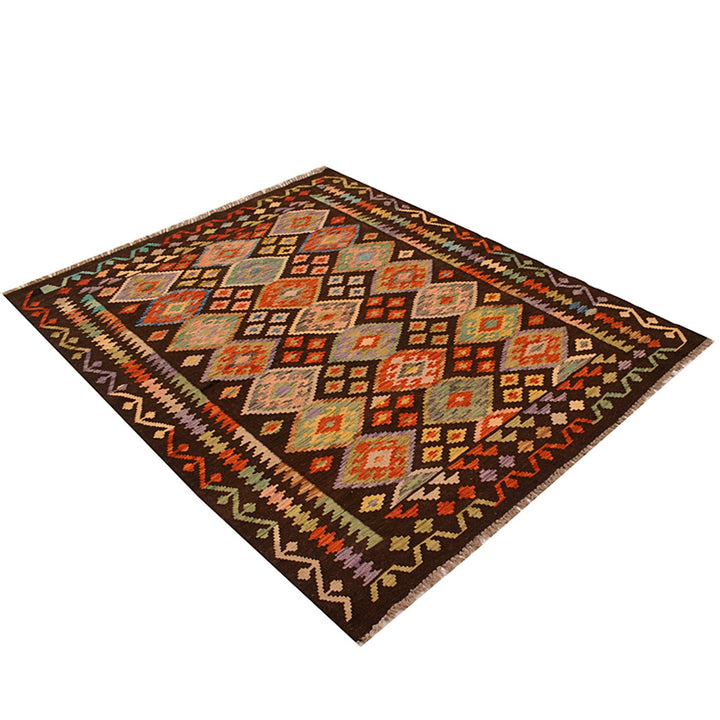 Vegetable Kilim 4' 9 x 6' 2 (ft) - No. AL67565 - ALRUG Rug Store