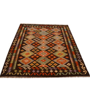 Vegetable Kilim 4' 9 x 6' 2 (ft) - No. AL67565 - ALRUG Rug Store