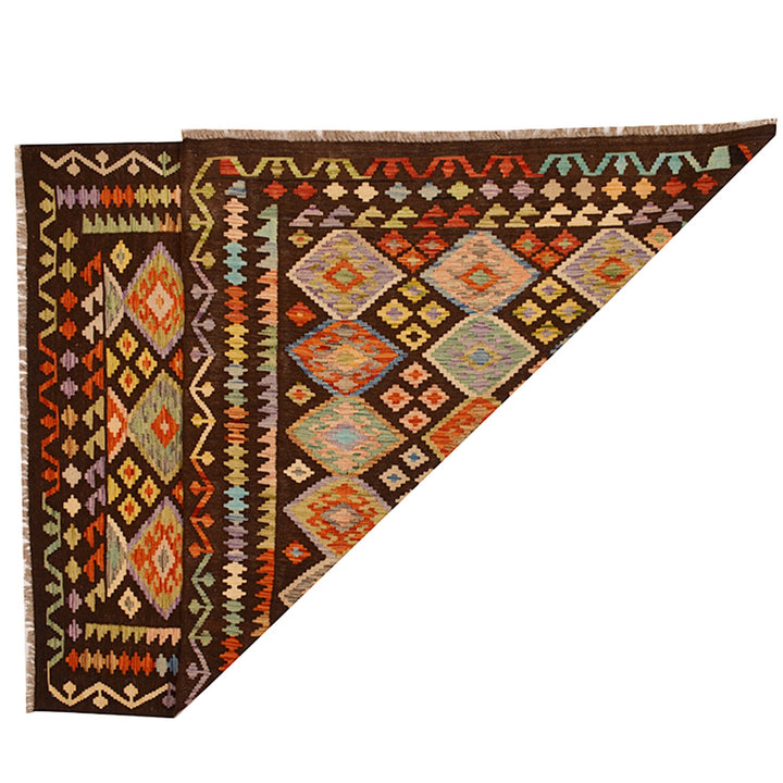 Vegetable Kilim 4' 9 x 6' 2 (ft) - No. AL67565 - ALRUG Rug Store