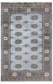 Light Slate Grey Bokhara 4' x 6' 3 - No. 60880 - ALRUG Rug Store
