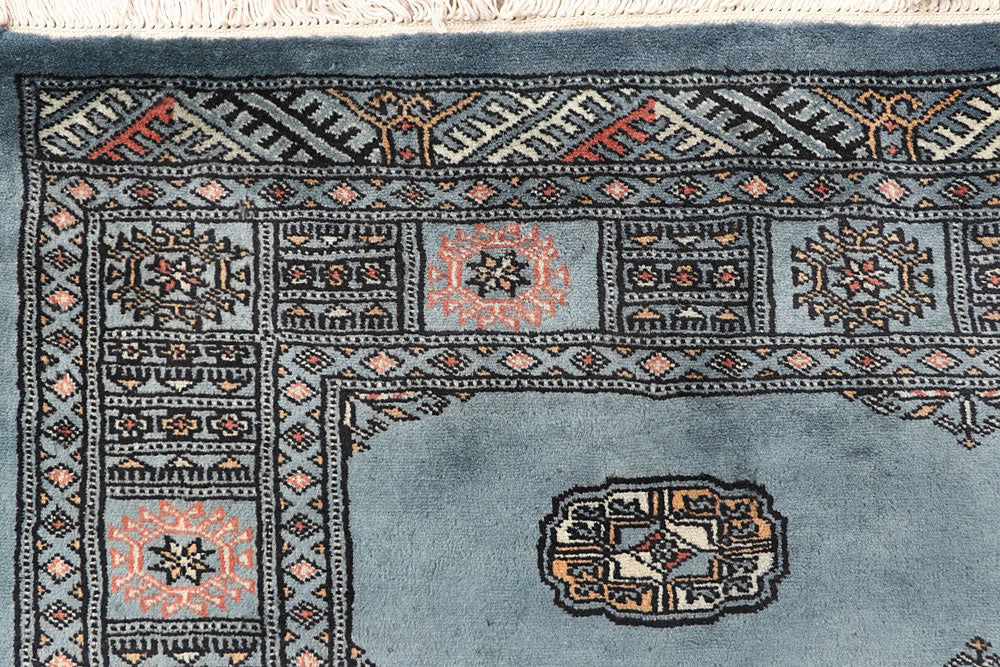 Light Slate Grey Bokhara 4' 1 x 6' 1 - No. 60881 - ALRUG Rug Store