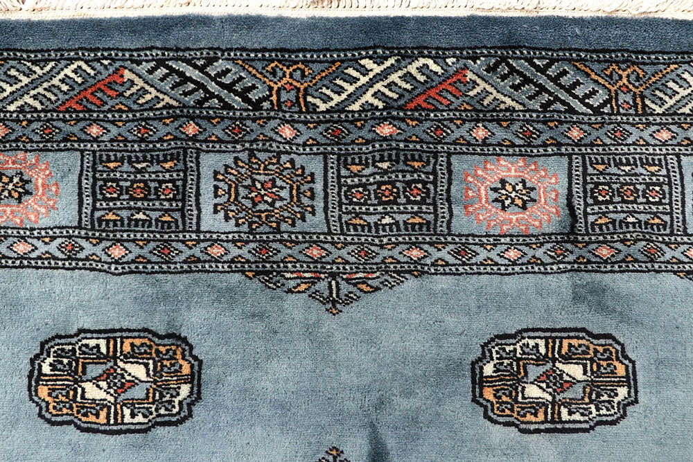 Light Slate Grey Bokhara 4' 1 x 6' 1 - No. 60881 - ALRUG Rug Store