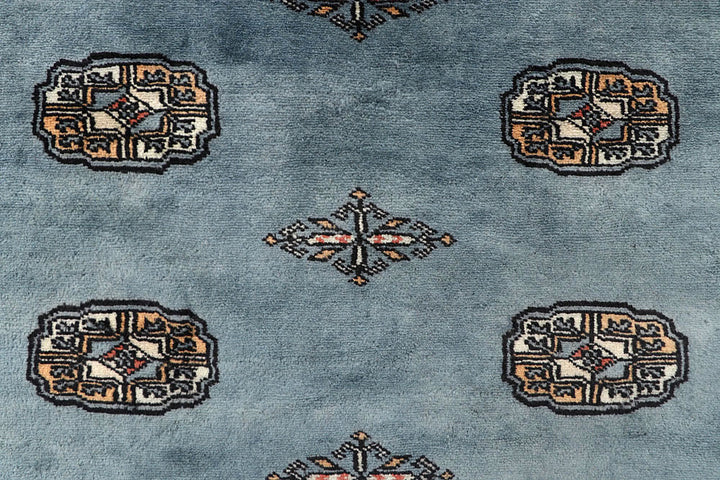 Light Slate Grey Bokhara 4' 1 x 6' 1 - No. 60881 - ALRUG Rug Store